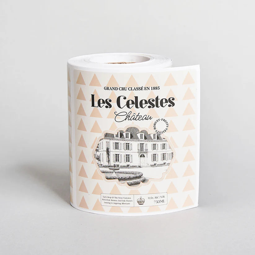 Custom Wine Labels – Personalized Waterproof Vinyl Stickers for Bottles, Weddings, Parties & Gifts, 20 label counts, 2 image